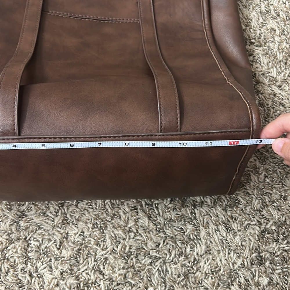 Universal Thread Large Zip Top Closure Tote Handb… - image 3